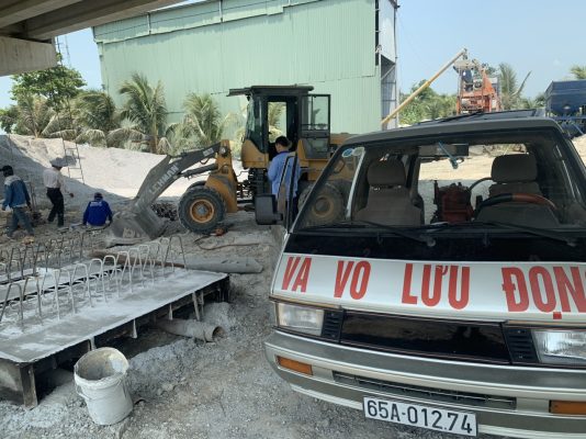 vá vỏ lưu động tiền giang